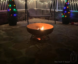 Liberty Fire Pit with Hollow Base (Made in USA) - Viva Alfresco