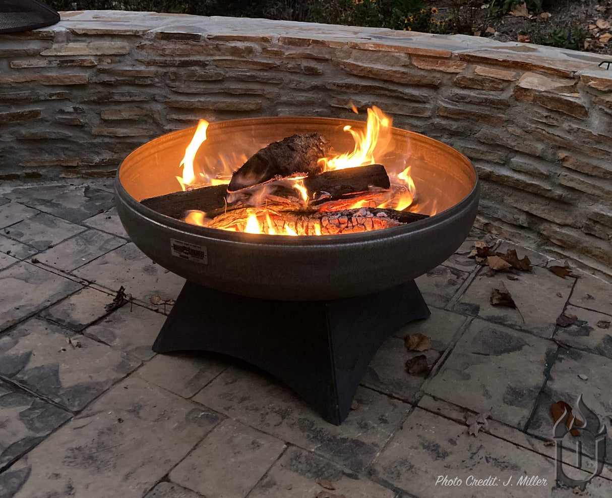 Liberty Fire Pit with Standard Base (Made in USA) - Viva Alfresco