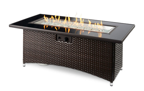 Montego Linear Gas Fire Pit Table - Viva Alfresco