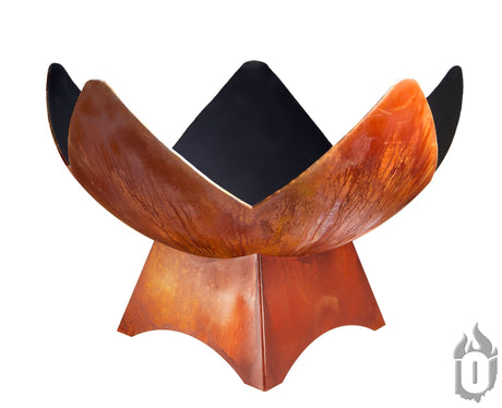 Ohio Flame "Fire Flower" Fire Bowl with Standard Base (Made In USA) - Viva Alfresco