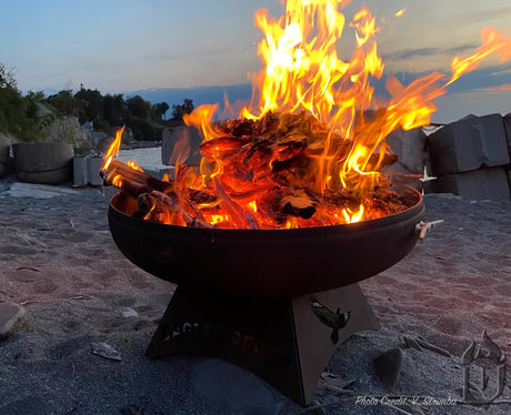 Ohio Flame Liberty Fire Pit with Standard Base (Made in USA) - Viva Alfresco