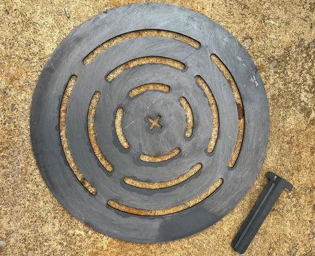 Ohio Flame Round Log Grate (Made in USA) - Viva Alfresco