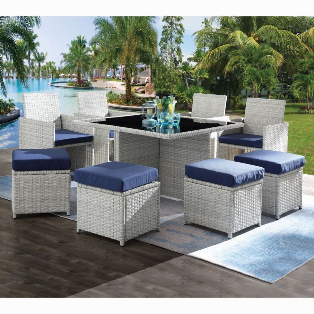 Paitalyi 9PC Bistro Set - Viva Alfresco