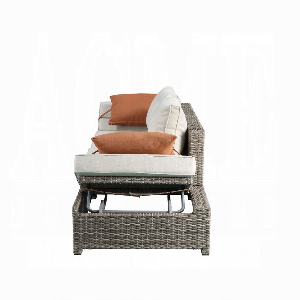 Patio Sofa W/2 Pillows & Ottoman - Viva Alfresco