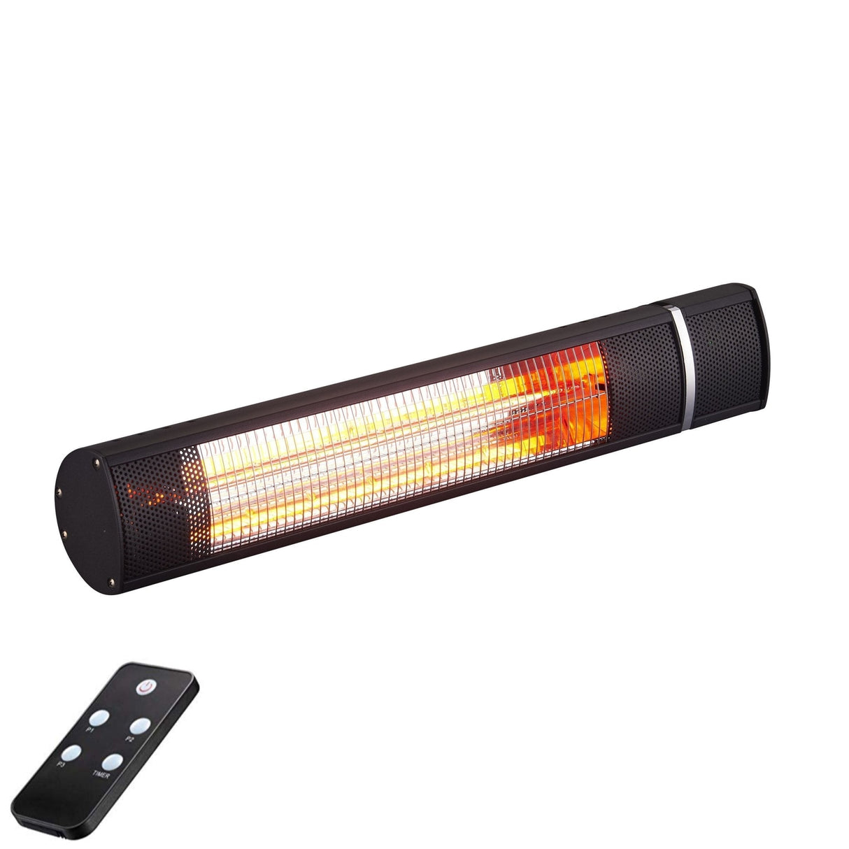 RADtec 25" Golden Tube Electric Patio Heater (1500W/110V) - Viva Alfresco