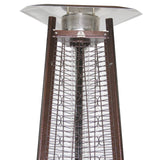 RADtec 93" Pyramid Flame Propane Patio Heater - Antique Bronze Finish (41,000 BTU) - Viva Alfresco