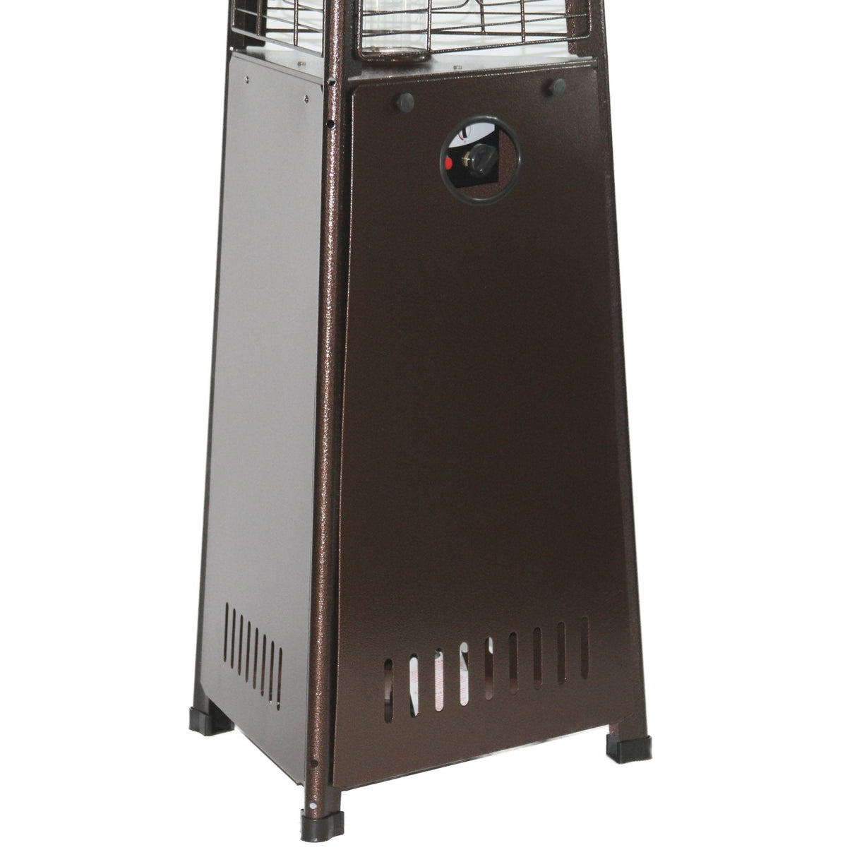 RADtec 93" Pyramid Flame Propane Patio Heater - Antique Bronze Finish (41,000 BTU) - Viva Alfresco