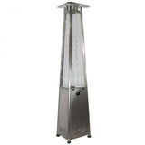 RADtec 93" Pyramid Flame Propane Patio Heater - Stainless Steel Finish (41,000 BTU) - Viva Alfresco