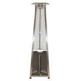 RADtec 93" Pyramid Flame Propane Patio Heater - Stainless Steel Finish (41,000 BTU) - Viva Alfresco