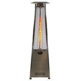 RADtec 93" Pyramid Flame Propane Patio Heater - Stainless Steel Finish (41,000 BTU) - Viva Alfresco