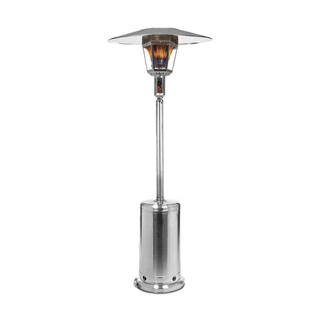 RADtec 96" Real Flame Natural Gas Patio Heater - Stainless Steel Finish (40,000 BTU) - Viva Alfresco