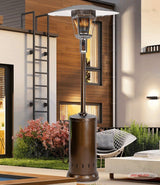 RADtec 96" Real Flame Propane Patio Heater - Antique Bronze Finish (40,000 BTU) - Viva Alfresco