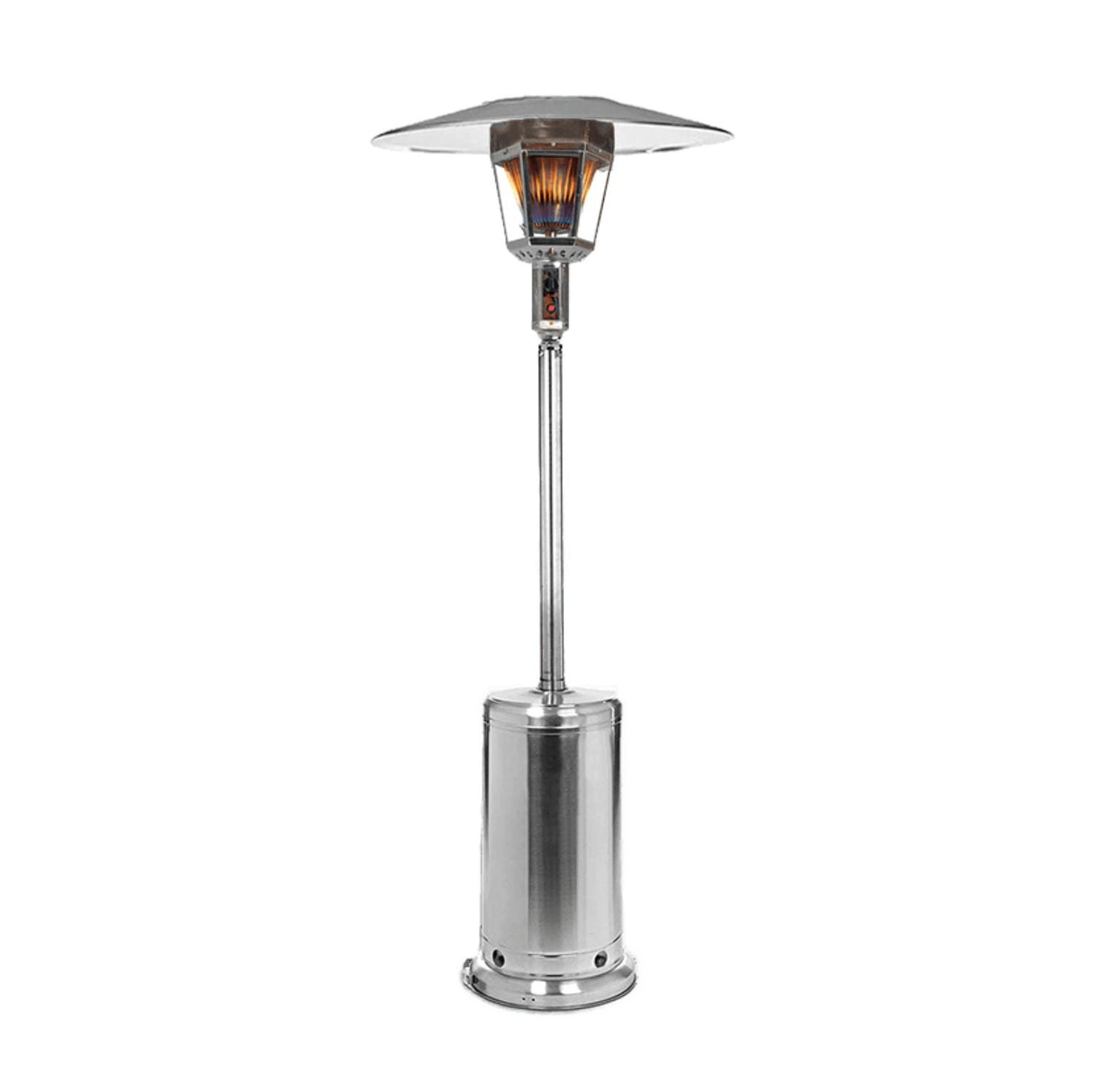 RADtec 96" Real Flame Propane Patio Heater - Stainless Steel Finish (40,000 BTU) - Viva Alfresco