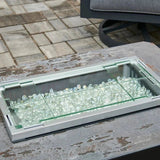 Rectangular Folding Glass Wind Guard - Viva Alfresco