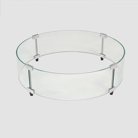 Round Glass Wind Guard - Viva Alfresco