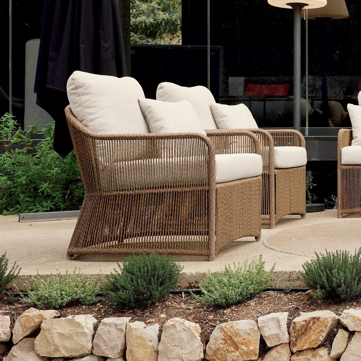 Skyline Design Calixto Armchair with Sunbrella Cushion - Viva Alfresco
