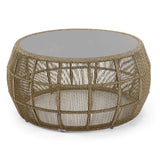 Skyline Design Calixto Coffee Table with Glass - Viva Alfresco