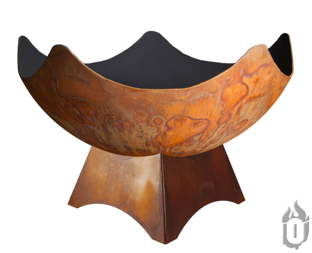 "Stellar" Artisan Fire Bowl with Standard Base (Made In USA) - Viva Alfresco