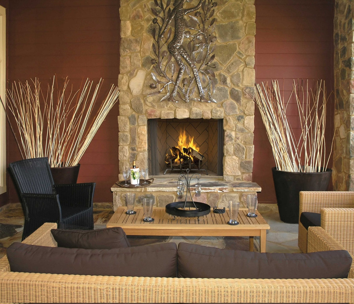 Superior 50" Outdoor Wood - Burning Fireplaces WRE6000 Series - WRE6050 - Viva Alfresco