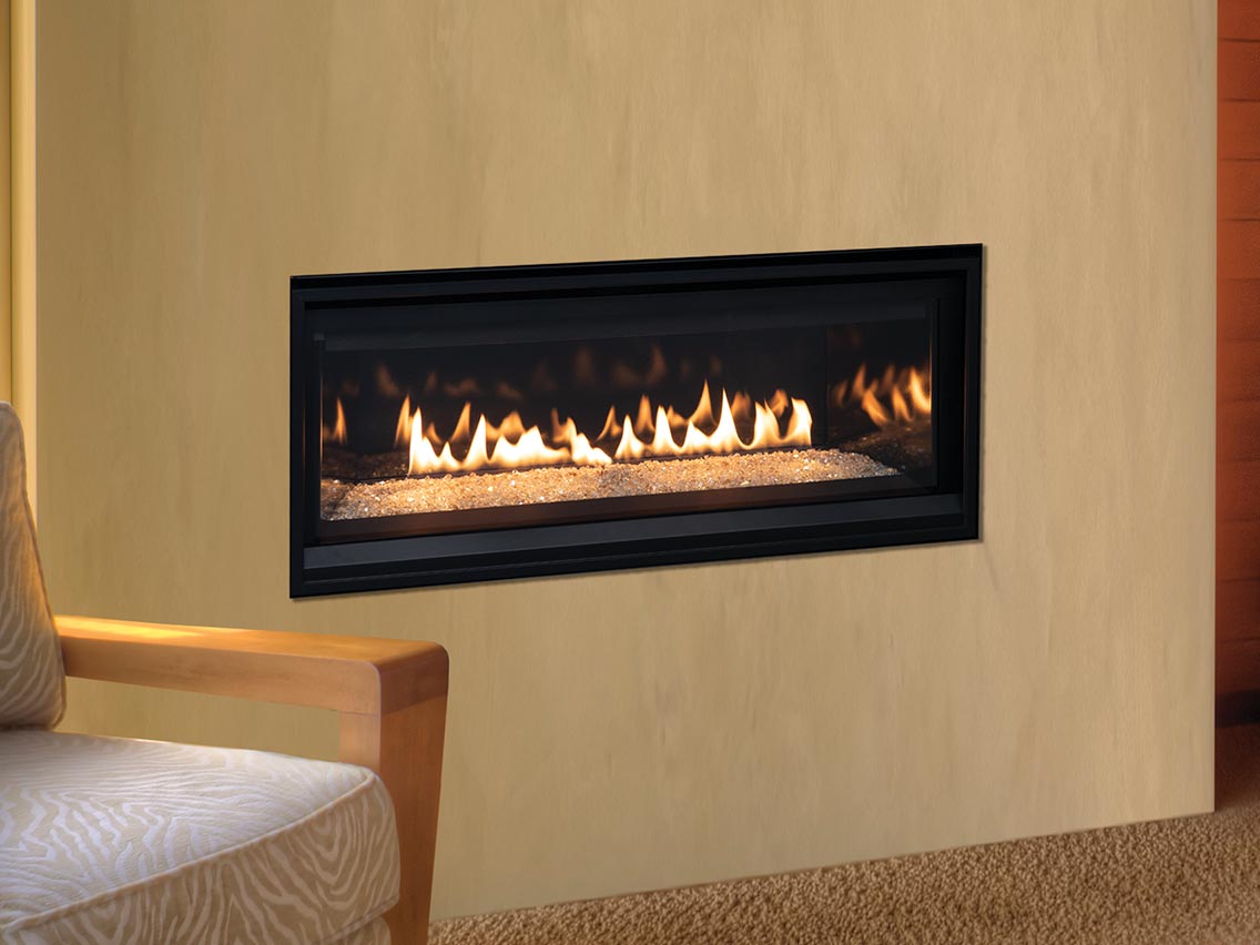 Superior 55" Linear Direct - Vent Fireplace DRL3500 Series - DRL3555 - Viva Alfresco