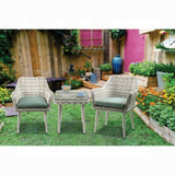 Tashay 3PC Pack Patio Bistro Set - Viva Alfresco