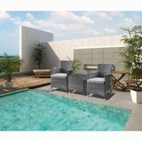 Tashelle 3PC Pack Patio Bistro Set - Viva Alfresco