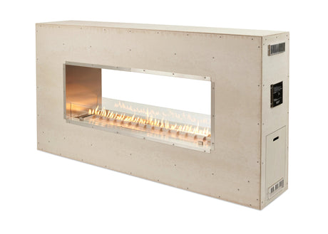 The Outdoor GreatRoom Company See Through Ready to Finish Gas Fireplace - Viva Alfresco
