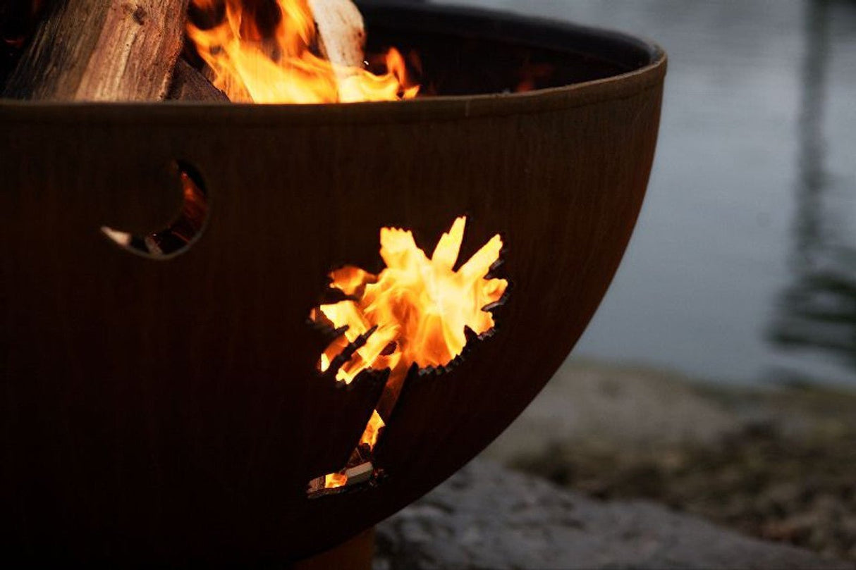 Tropical Moon Fire Pit - Viva Alfresco