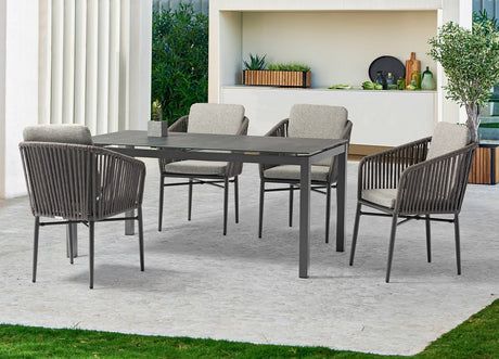Whiteline Lynn Outdoor Dining Table - Viva Alfresco