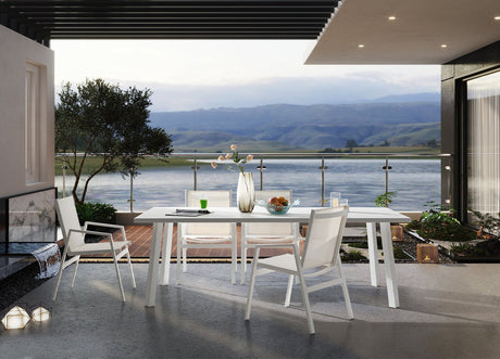 Whiteline Rio Rectangle Outdoor Dining Table - Viva Alfresco