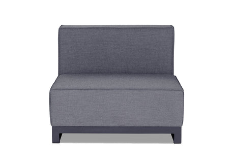 Whiteline Sensation Indoor and Outdoor Modular Armless Chair - Viva Alfresco
