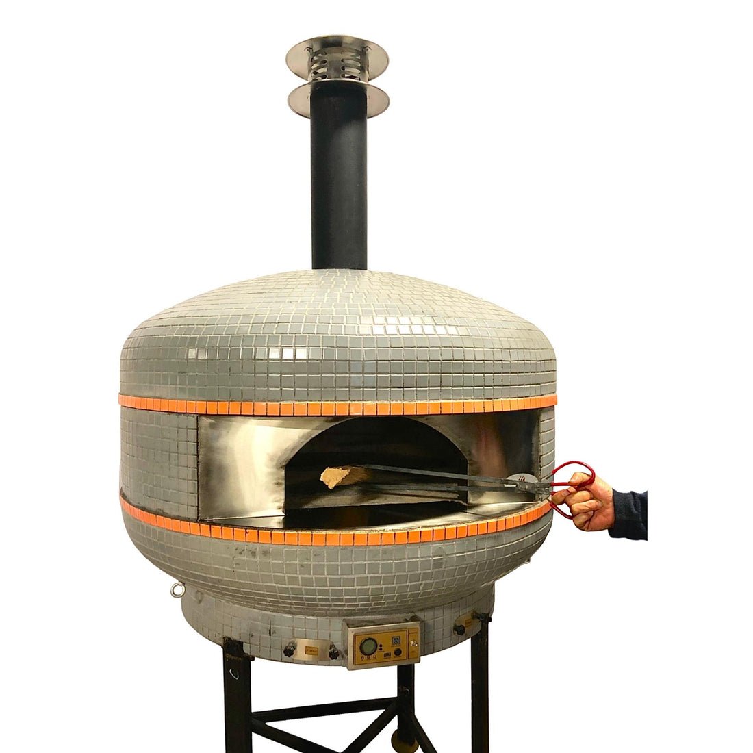 WPPO 28" Professional Digital Wood Fired Oven with Convection Fan - Viva Alfresco