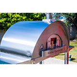 WPPO Karma 55" Stainless Steel Commercial Wood - Fired Oven - Viva Alfresco